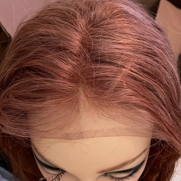 Human hair wig. 16” length. 130% density.